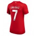 Liverpool Luis Diaz #7 Replika Hemma matchkläder Dam 2023-24 Korta ärmar